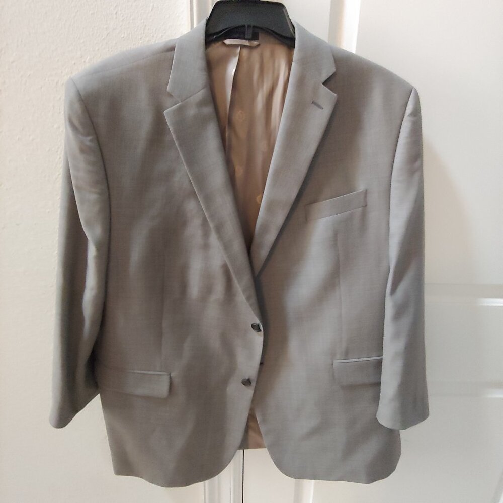 Lauren Ralph Lauren Suit Jacket Coat Size 48R Gray Wool 2 Button Mens